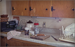 Our kitchen counter in early 1986