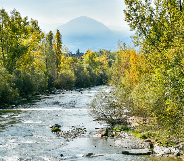 Passer - Blick abwärts gegen Meran