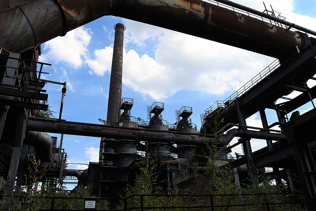 Landschaftspark Duisburg.  Lots of Fences here!