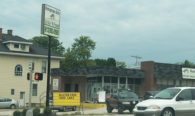 Bedford, IN “Gluten free used cars” (#0285)