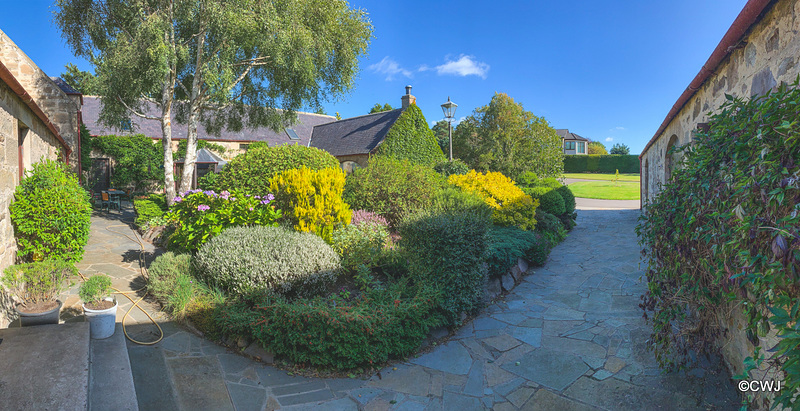 September in the courtyard