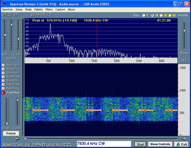 U beacon 7830.4 kHz
