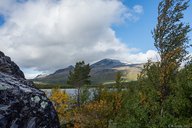 am nördlichen Ende des Stora Lulevatten (© Buelipix)