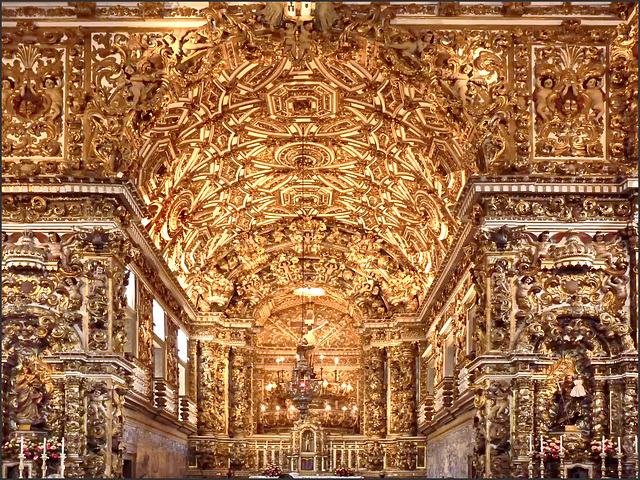 Basílica de Saò  Francisco todo oro !
