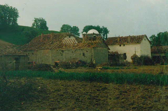 damaged farmhouse cleaned