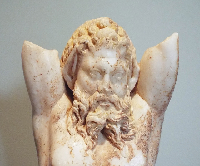 Detail of the Marsyas Table Leg in the Getty Villa, June 2016