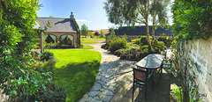 September in the courtyard