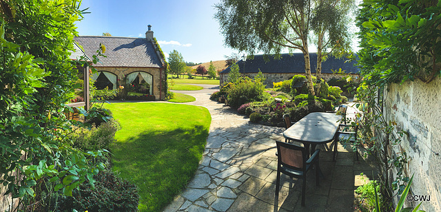 September in the courtyard