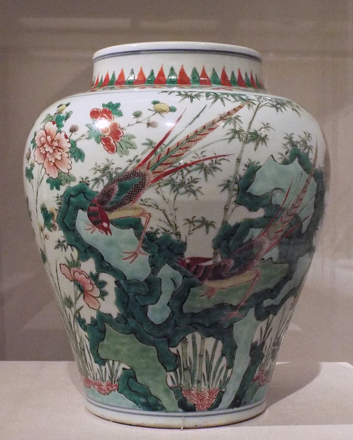 Jar with Rocks, Peonies, and Birds in the Metropolitan Museum of Art, August 2023