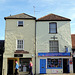 Town houses and shops