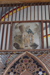 Detail of screen, St Margaret's Church, Thorpe  Market, Norfolk