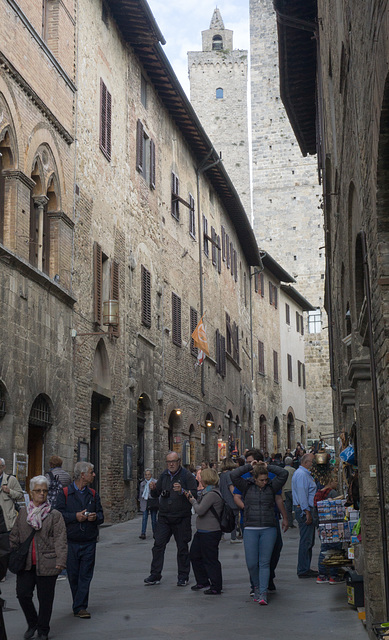 Street, San Gimignano