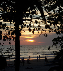 Sunset, Manuel Antonio beach