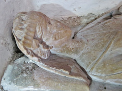 barnack church, hunts  (37) early c15 tomb effigy c1400