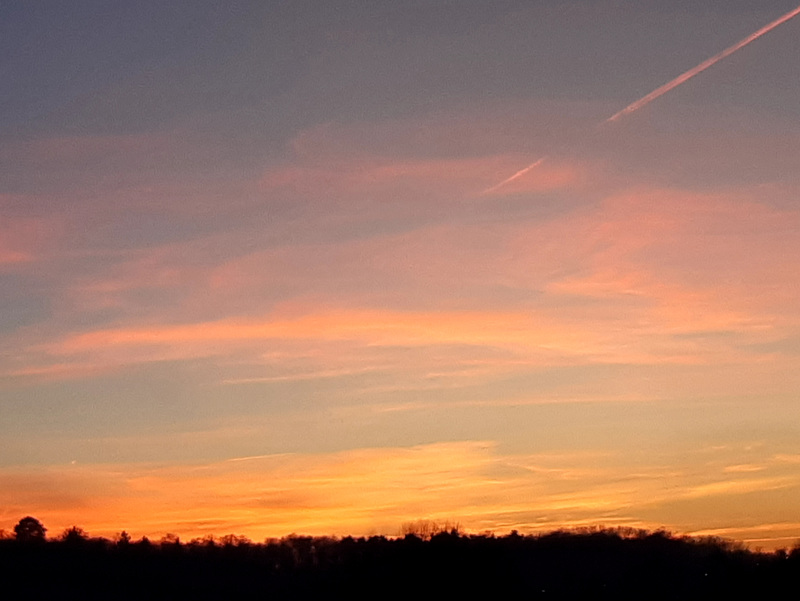 la signature du ciel en fin d'année 2019