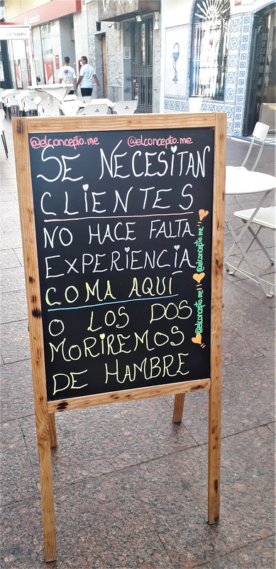 Outdoor appeal from El Concepto Restaurant.