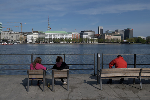 Blick über die Alster