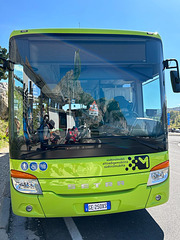 Setra bus at Passo Falzarego - 20 Aug 2023 (JLS12) (Photo courtesy of Jane Slater)