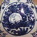 Detail of the Ming Dynasty Vase with Rabbits in the Metropolitan Museum of Art, August 2023