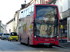 First Kernow 33468 in Redruth - 14 February 2017