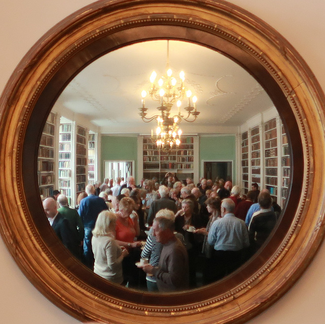 Tea in the Library (crop)