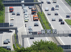 Autobahnsperrung A1 wird vorbereitet