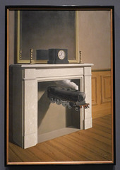 Time Transfixed by Magritte in the Metropolitan Museum of Art, January 2022