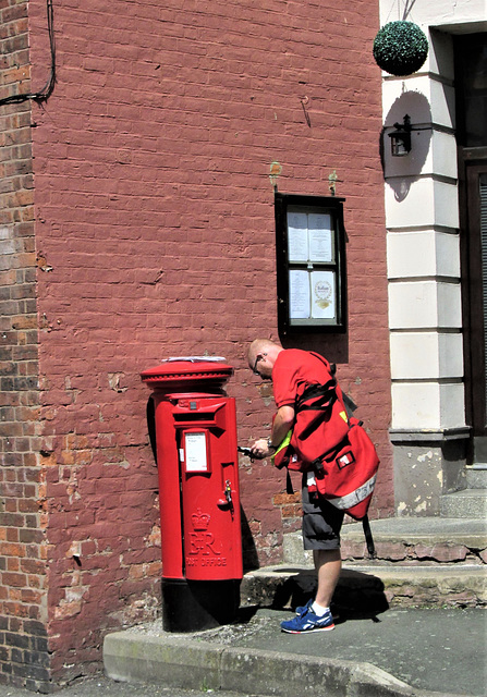 Collecting the mail...