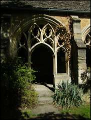 door to the cloister