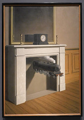 Time Transfixed by Magritte in the Metropolitan Museum of Art, January 2022