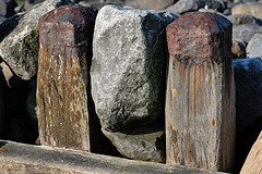 Fundamentteile des Torpedobunkers am Keizersbolwerk - Vlissingen