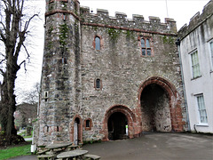 torre abbey, devon ,  c14 gatehouse