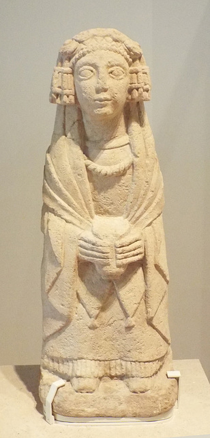 Iberian Female Offerant in the Archaeological Museum of Madrid, October 2022