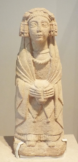 Iberian Female Offerant in the Archaeological Museum of Madrid, October 2022