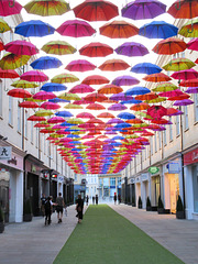 Bath - St Lawrence Street umbrellas