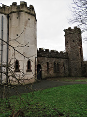 torre abbey, devon , late c18 folly turrets