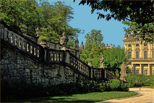 Würzburg Hofgarten der Residenz
