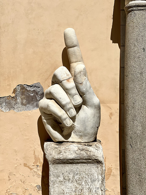 Rome 2025 – Capitoline Museums – The hand of Constantine the Great