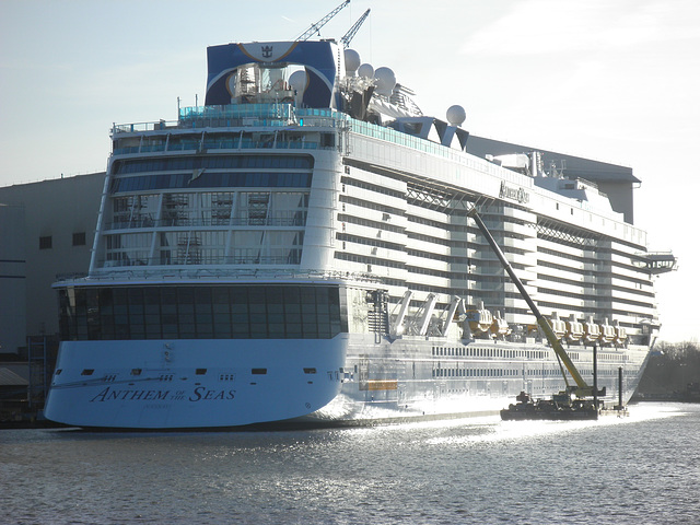 Anthem of the Seas im schönen Sonnenlicht