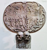 st petrock, exeter, tomb of jonathan and elizabeth ivie, +1717 and 1698, with doom by john weston