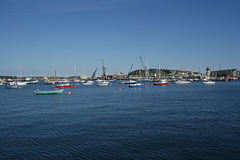 Boats In Falmouth Harbour
