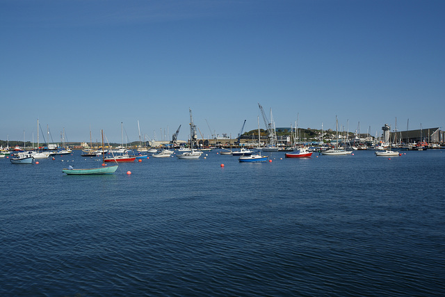 Boats In Falmouth Harbour