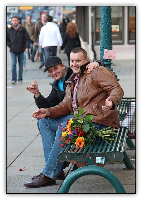 Happy Bench and Happy People