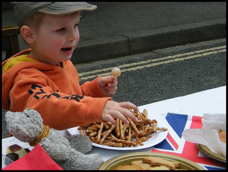 a whole plate of twiglets