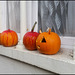 pumpkins at the window