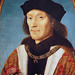 Detail of the Portrait of King Henry VII in the Metropolitan Museum of Art, December 2022