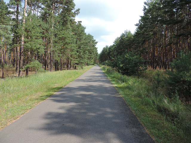 Dahmeradweg bei Staakow