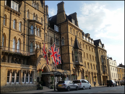 flags at the Randolph