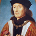 Detail of the Portrait of King Henry VII in the Metropolitan Museum of Art, December 2022
