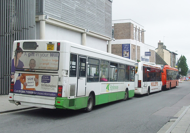 DSCF5236 Stephensons and Mulleys buses in Bury St. Edmunds - 22 Sep 2016